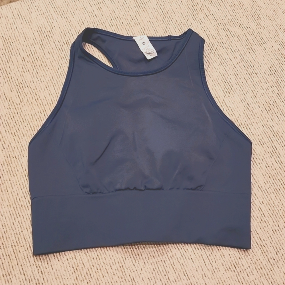 Lululemon Sports Bra Blue 8 EUC